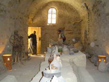 Ancient monks dining room