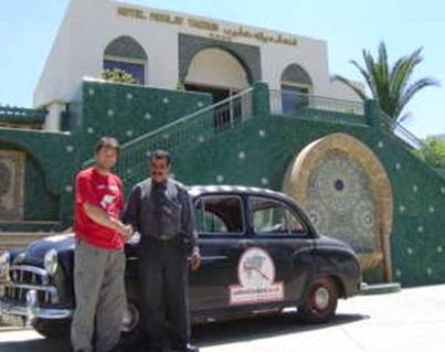 Hotel Moulay Yacoub - Tim with the Director, Monsieur Abdellah Ait Seddik