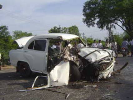 Oops!  Mind that truck...